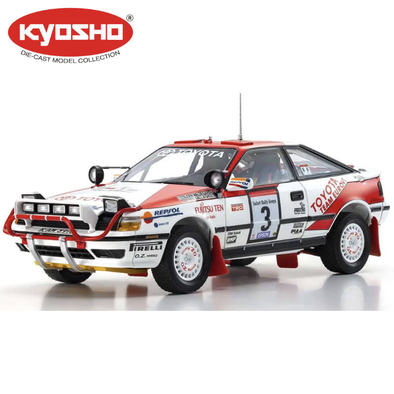 KYOSHO DIE CAST 1:18 TOYOTA CELICA GT-FOUR B.WALDEGARD WINNER SAFARI 1990 NR.3 KS08961A