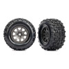 TRAXXAS ROUES MONTEES COLLEES GRISES SLEDGEHAMMER ARRIERE – MINI MAXX 10770-GRAY