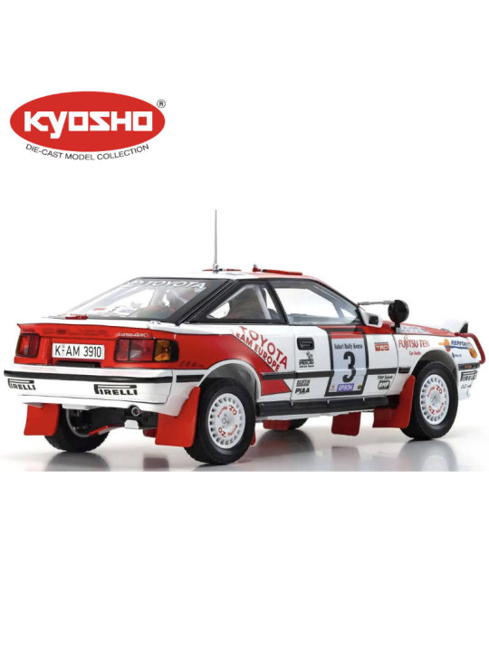 KYOSHO DIE CAST 1:18 TOYOTA CELICA GT-FOUR B.WALDEGARD WINNER SAFARI 1990 NR.3 KS08961A