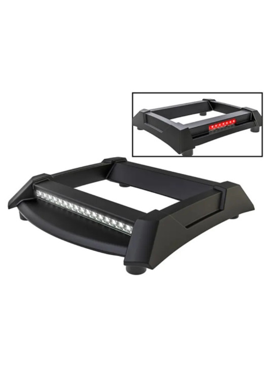 TRAXXAS PLAQUE DE PROTECTION TOIT NOIRE AVEC LED – MINI MAXX 10796
