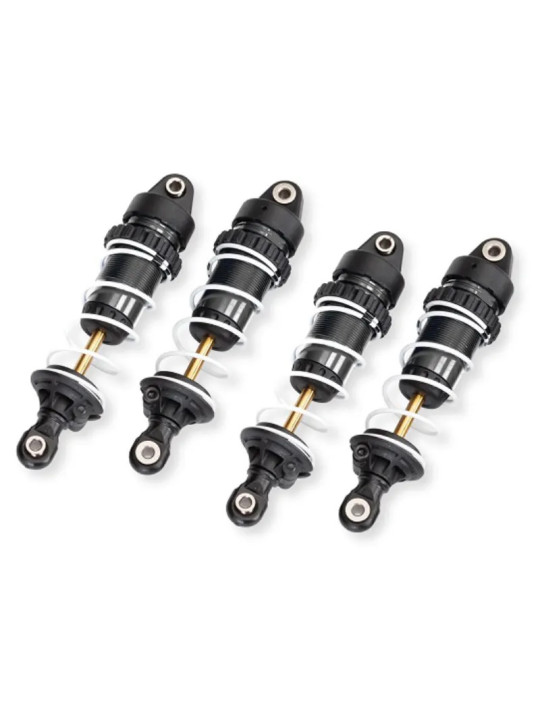 TRAXXAS ALUMINUM GTR SHOCKS GRAY ANODIZED WITH SPRING (4) – MINI MAXX 10765-GRAY
