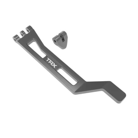 TRAXXAS SUPPORT DE BATTERIE ALU ANODISE GRIS – MINI MAXX 10726-GRAY