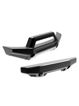 TRAXXAS PARE CHOC AVANT ET ARRIERE CHROMEES NOIR – MINI MAXX 10735-BLKCR