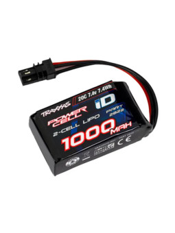 TRAXXAS 1000MAH 7.4V 2-CELL 20C LIPO BATTERY - iD - TRX-4M 2822