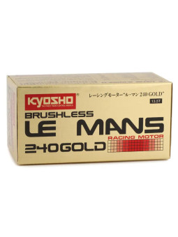 KYOSHO MOTEUR ELECTRIQUE BRUSHLESS LE MANS 240 GOLD BLS 13.5 LEGENDARY SERIE 37034