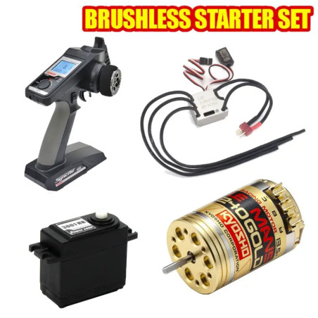 KYOSHO STARTER SET 1:10 BLS 4WD (KT331-37034-37051B-HD3001HB) 82140BLS4