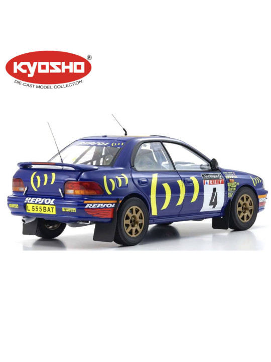 KYOSHO DIE CAST 1:18 SUBARU IMPREZA COLIN MCRAE WINNER RAC 1994 NR.4 KS08962A