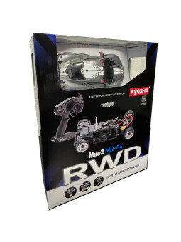 KYOSHO MINI-Z MR04 RWD CORVETTE C8-R GUN METAL/WHITE (W-MM/KT531P) 32356GMW