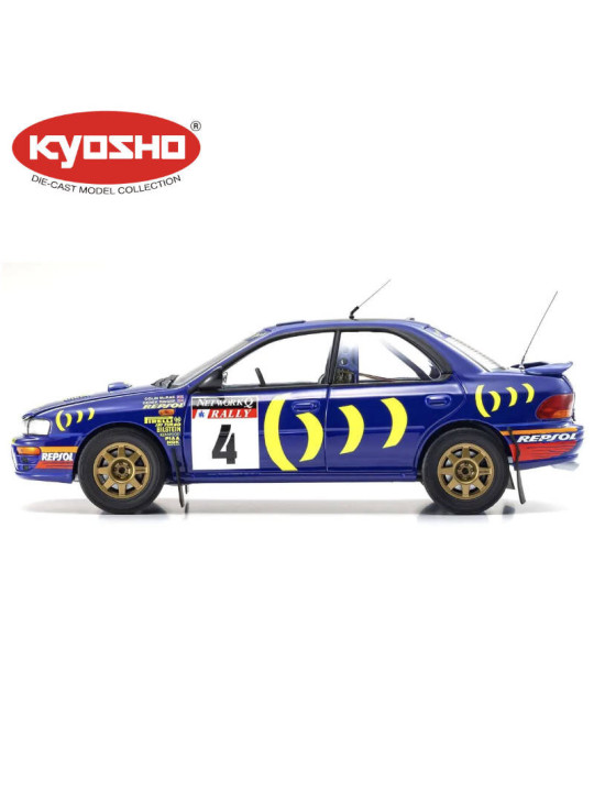 KYOSHO DIE CAST 1:18 SUBARU IMPREZA COLIN MCRAE WINNER RAC 1994 NR.4 KS08962A