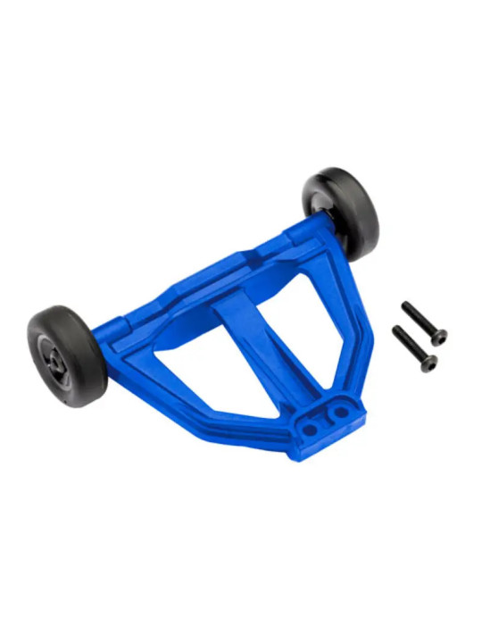 TRAXXAS KIT WHEELIE BAR BLEU ASSEMBLÉE – MINI MAXX 10776-BLUE