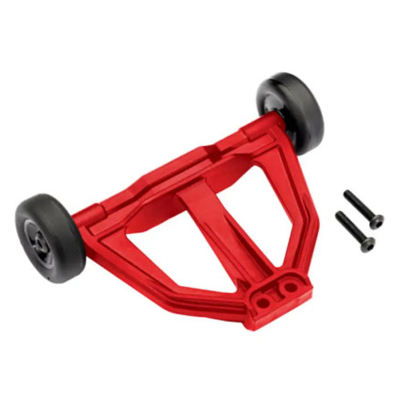 TRAXXAS KIT WHEELIE BAR ROUGE ASSEMBLÉE – MINI MAXX 10776-RED