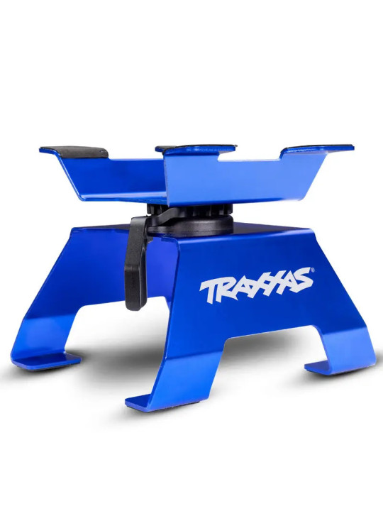 TRAXXAS STAND ALUMINIUM DE VOITURE 1/10 BLEU 8796-BLUE