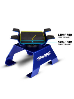 TRAXXAS RC CAR/TRUCK STAND ALUMINIUM BLUE 8796-BLUE