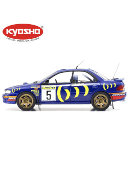 KYOSHO DIE CAST 1:18 SUBARU IMPREZA CARLOS SAINZ WINNER MONTE CARLO 1995 NR.5 KS08962B