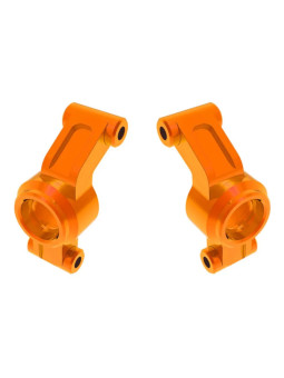 TRAXXAS FUSEES ARRIERES GAUCHE/DROITE ALU ANODISEES ORANGES – MINI MAXX 10751-ORNG