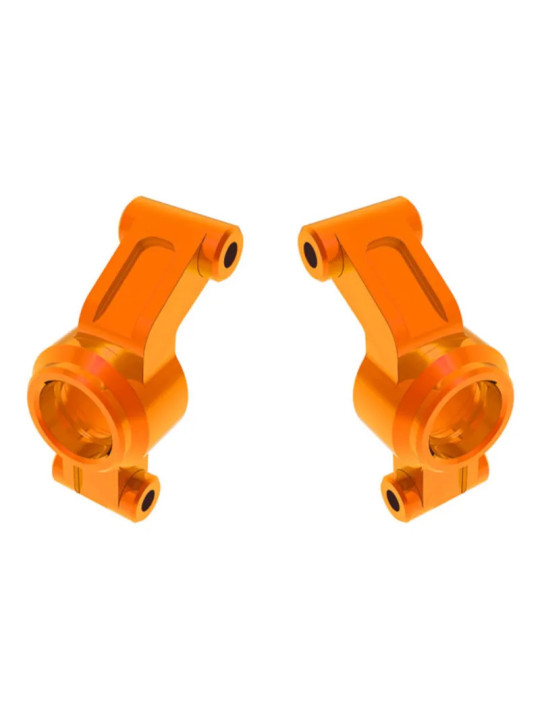 TRAXXAS CARRIERS STUB AXLE 6061-T6 ALUMINUM ORANGE-ANODIZED (LEFT & RIGHT) – MINI MAXX 10751-ORNG