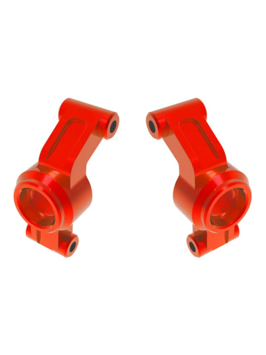 TRAXXAS CARRIERS STUB AXLE 6061-T6 ALUMINUM RED-ANODIZED (LEFT & RIGHT) – MINI MAXX 10751-RED