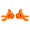 TRAXXAS FUSEES DE DIRECTION GAUCHE / DROIT ALU ANODISEES ORANGES (2) – MINI MAXX 10734-ORNG