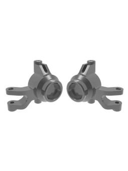 TRAXXAS STEERING BLOCKS 6061-T6 ALUMINUM GRAY-ANODIZED (LEFT & RIGHT) – MINI MAXX 10734-GRAY