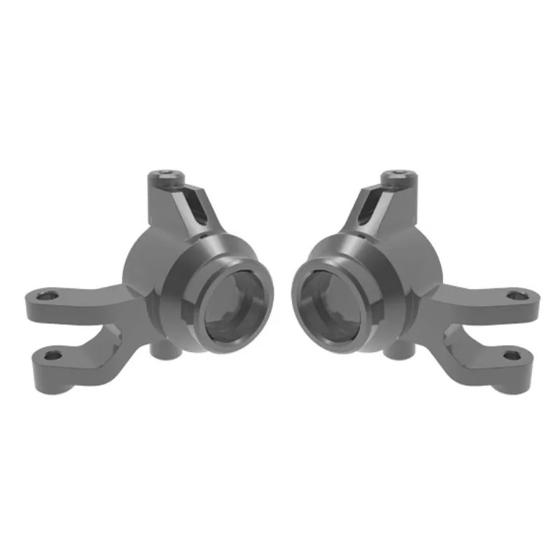 TRAXXAS STEERING BLOCKS 6061-T6 ALUMINUM GRAY-ANODIZED (LEFT & RIGHT) – MINI MAXX 10734-GRAY
