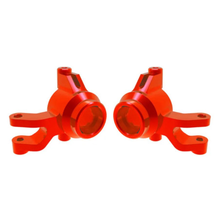 TRAXXAS STEERING BLOCKS 6061-T6 ALUMINUM RED-ANODIZED (LEFT & RIGHT) – MINI MAXX 10734-RED