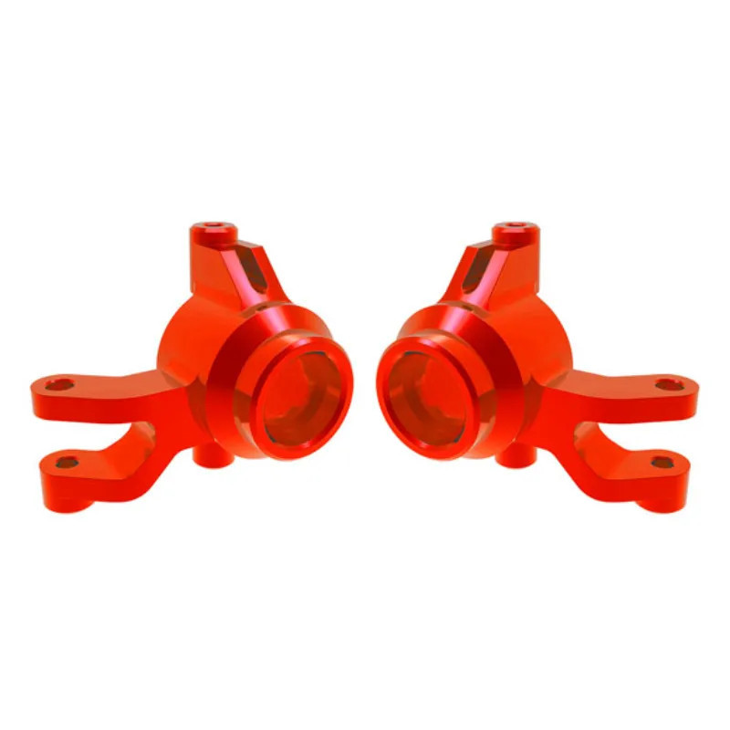 TRAXXAS STEERING BLOCKS 6061-T6 ALUMINUM RED-ANODIZED (LEFT & RIGHT) – MINI MAXX 10734-RED