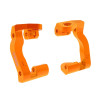 TRAXXAS ETRIERS DE FUSEES GAUCHE ET DROIT ALU ANODISES ORANGES (X2) – MINI MAXX 10733-ORNG