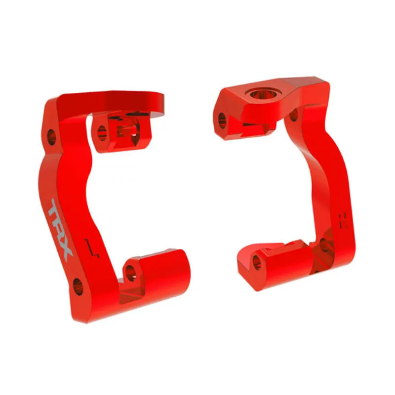 TRAXXAS CASTER BLOCKS (C-HUBS) 6061-T6 ALUMINUM RED-ANODIZED (LEFT & RIGHT) – MINI MAXX 10733-RED