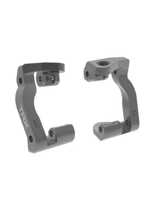 TRAXXAS CASTER BLOCKS (C-HUBS) 6061-T6 ALUMINUM GRAY-ANODIZED (LEFT & RIGHT) – MINI MAXX 10733-GRAY