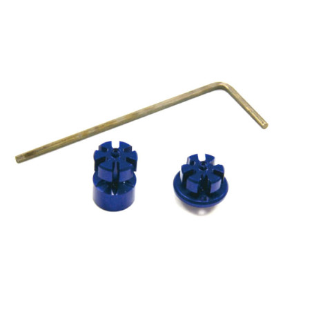 KYOSHO Dnano MOYEUX DE ROUE ARR ALUMINIUM (9R&9L) DNW109-09