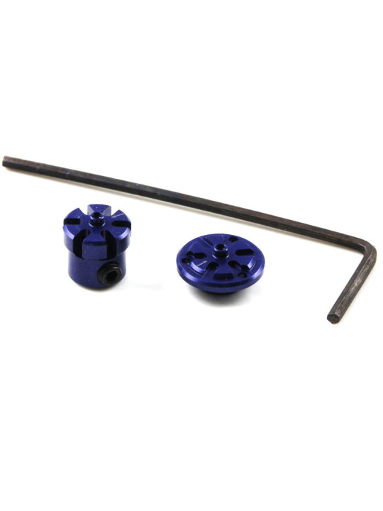 KYOSHO Dnano MOYEUX DE ROUE ARR ALUMINIUM (1R&1L) DNW109-01