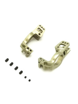 KYOSHO ALUMINIUM FRONT HUB CARRIER SET INFERNO MP10 - KPI  (18 DEG) IFW645
