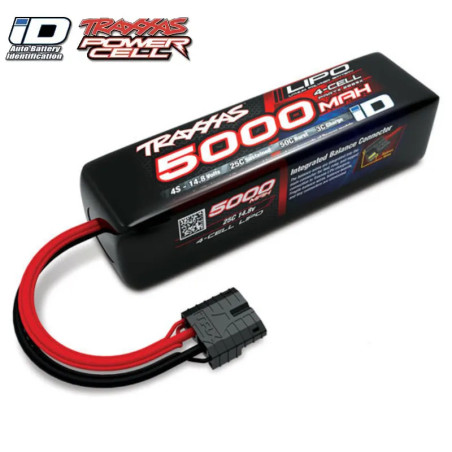 TRAXXAS LIPO BATTERY 14,8V 5000MAH 4S 25C – iD – LONG 2889X