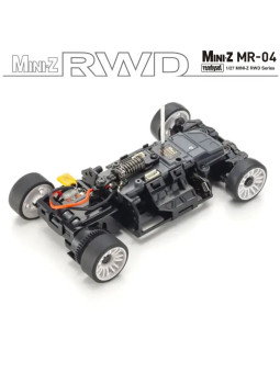 KYOSHO MINI-Z MR04 RWD CORVETTE C8-R GUN METAL/RED (W-MM/KT531P) 32356GMR