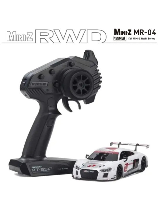 KYOSHO MINI-Z MR04 RWD AUDI R8 LMS 2015 WHITE (W-MM/KT531P) 32357AS