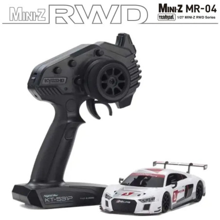 KYOSHO MINI-Z MR04 RWD AUDI R8 LMS 2015 WHITE (W-MM/KT531P) 32357AS