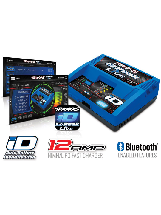 TRAXXAS CHARGER EZ PEAK LIVE 12A NIMH-LIPO 2971GX