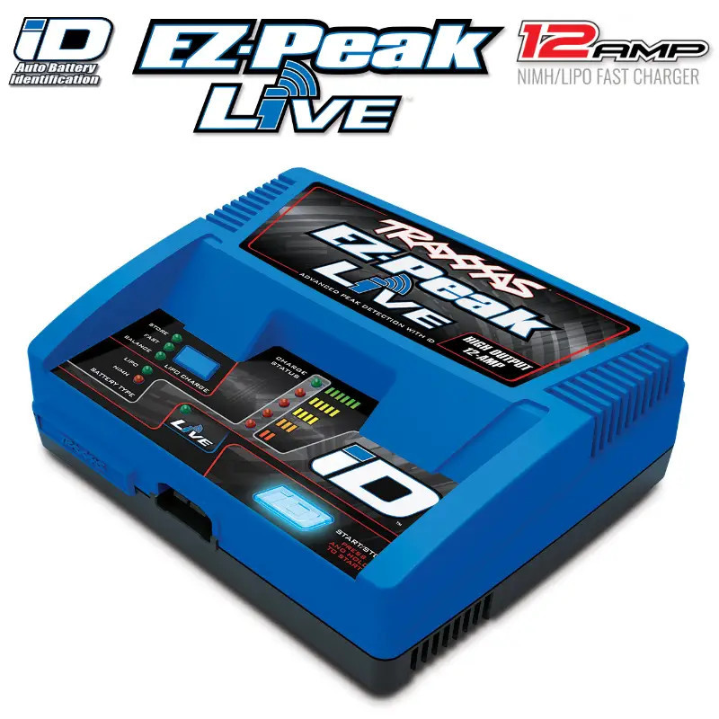 TRAXXAS CHARGER EZ PEAK LIVE 12A NIMH-LIPO 2971GX