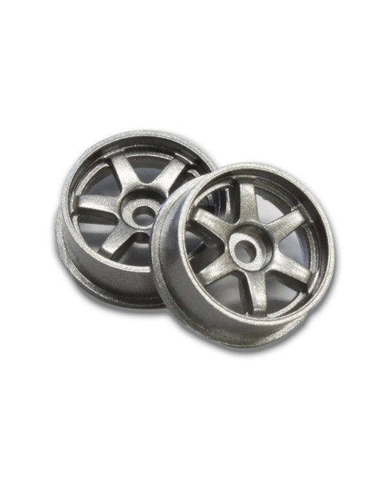 KYOSHO Dnano WHEEL SET F DIAM.20 (2) GUN-METAL DNH001GM-20F