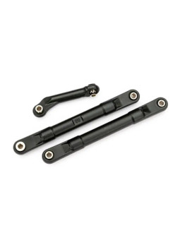 TRAXXAS TOE LINKS MOLDED COMPOSITE 98MM (88MM CENTER TO CENTER) (BLACK) (2 )/ STEERING LINK (1) 9027