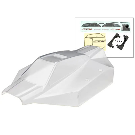 TRAXXAS BODY JATO 4X4 CLEAR / WINDOW MASKS DECAL SHEET 9018