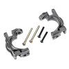TRAXXAS ETRIERS DE FUSEES GAUCHE ET DROIT RENFORCES – GRIS (UPGRADE KIT 9080) 9032-GRAY
