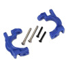 TRAXXAS ETRIERS DE FUSEES GAUCHE ET DROIT RENFORCES – BLEU (UPGRADE KIT 9080) 9032X