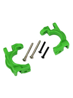 TRAXXAS CASTER BLOCKS (C-HUBS) EXTREME HEAVY DUTY GREEN (LEFT & RIGHT) 9032G