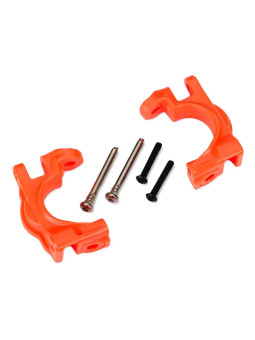 TRAXXAS CASTER BLOCKS (C-HUBS) EXTREME HEAVY DUTY ORANGE (LEFT & RIGHT) 9032T
