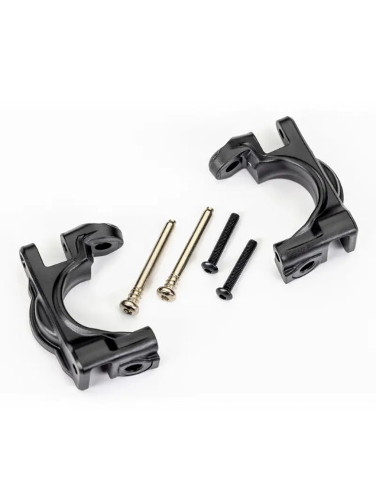 TRAXXAS ETRIERS DE FUSEES GAUCHE ET DROIT RENFORCES – NOIR (UPGRADE KIT 9080) 9032