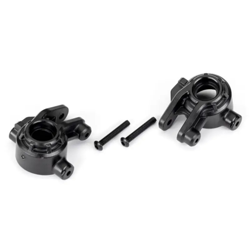 TRAXXAS STEERING BLOCKS EXTREME HEAVY DUTY BLACK (LEFT & RIGHT) 9037