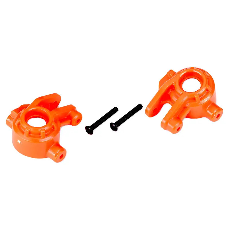 TRAXXAS FUSEES DE DIRECTION GAUCHE/DROITE RENFORCEES ORANGES (X2) (POUR 9080) 9037T