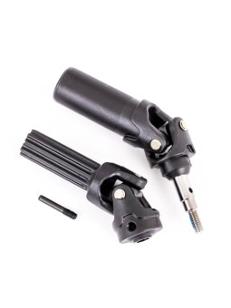 TRAXXAS DRIVESHAFT ASSEMBLY FRONT EXTREME HEAVY DUTY WITH 6MM AXLE LEFT OR RIGHT FULLY ASSEMBLED 9051