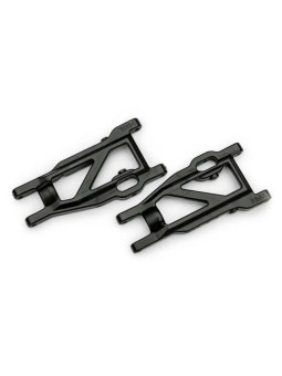 TRAXXAS SUSPENSION ARMS BLACK FRONT/REAR (LEFT & RIGHT) HEAVY DUTY (2) 3655-BLK